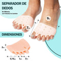 Almohadillas terapéuticas con Separador de dedos - PharmaToe - Zorya