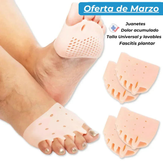 Almohadillas terapéuticas con Separador de dedos - PharmaToe - Zorya