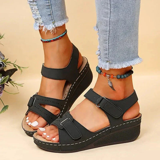 Comfort Flex Wedge Sandals - Zorya