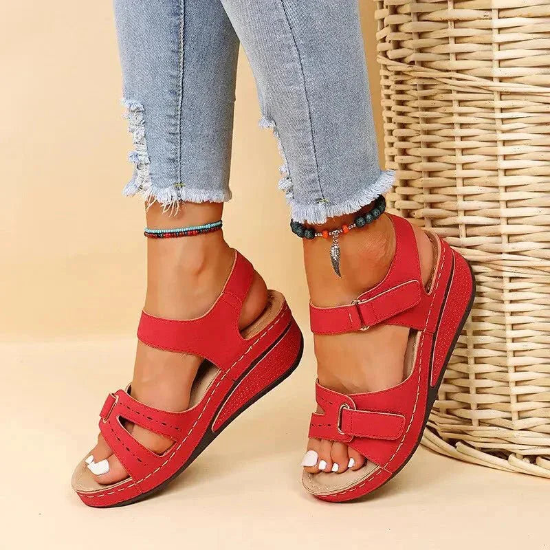 Comfort Flex Wedge Sandals - Zorya