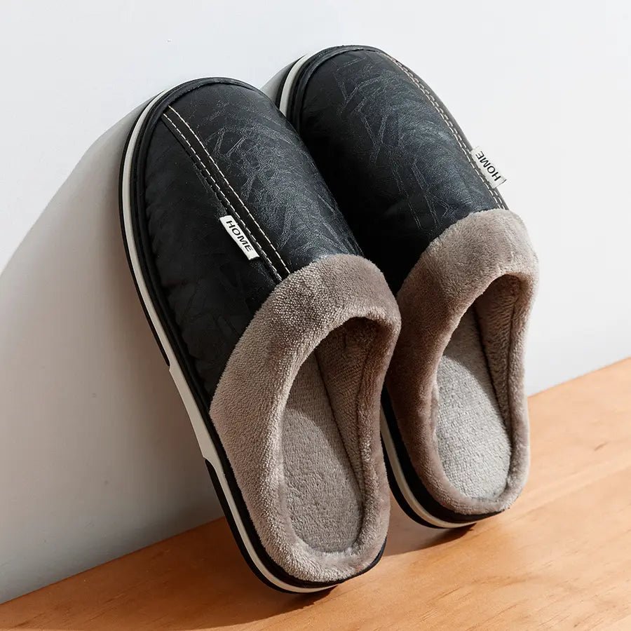 Orthopaedic Leather Slippers – Fleece Lining [Odour - Neutralising] – Buy 1 Get 2 FREE - Zorya