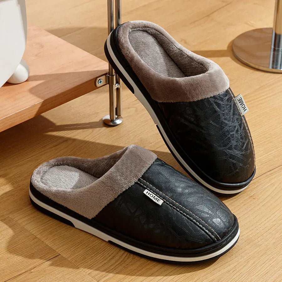 Orthopaedic Leather Slippers – Fleece Lining [Odour - Neutralising] – Buy 1 Get 2 FREE - Zorya