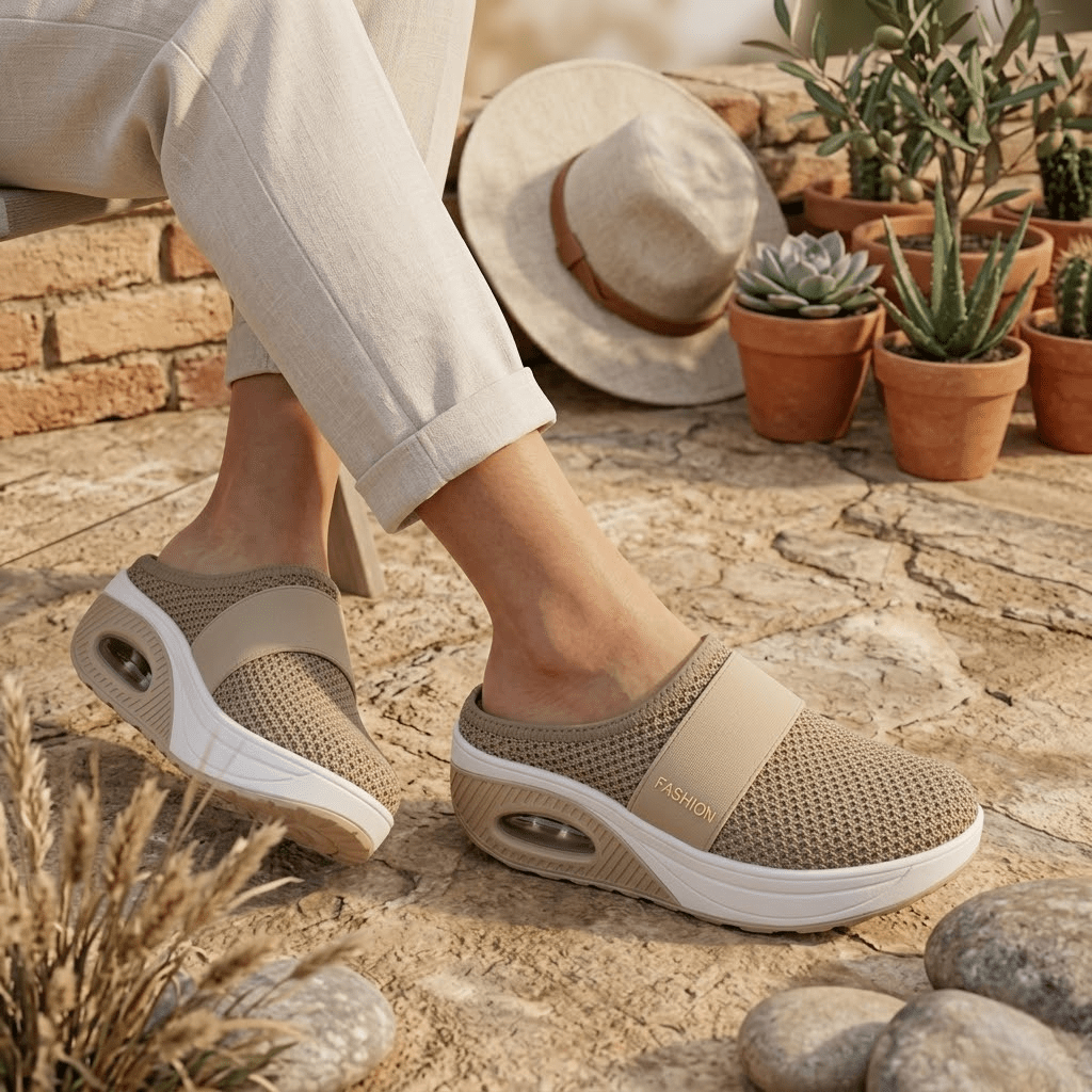 Promoción compre 1 llévese 2 - Zapatillas ortopédicas con amortiguación y suela antideslizante Comfort Ultra - Zorya