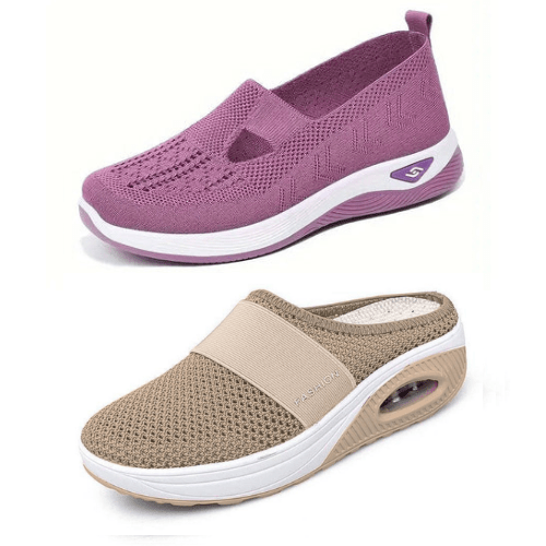 Promoción compre 1 llévese 2 - Zapatillas ortopédicas con amortiguación y suela antideslizante Comfort Ultra - Zorya