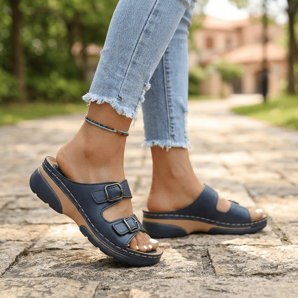 Sandalias Ortopédicas Elegant Comfort - Comodidad Superior - Zorya