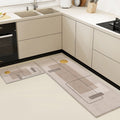 Set de 2 alfombras de cocina absorbentes y antideslizantes - Zorya