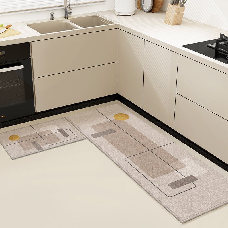 Set de 2 alfombras de cocina absorbentes y antideslizantes - Zorya