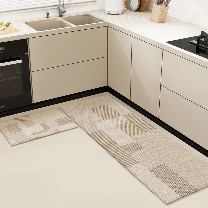 Set de 2 alfombras de cocina absorbentes y antideslizantes - Zorya